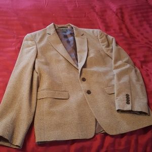 Men's brown wool blazer